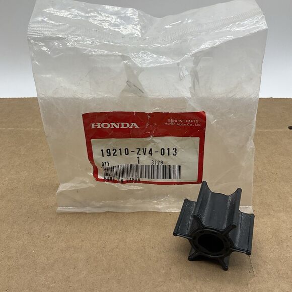 Genuine Honda Marine 19210-ZV4-013 Pump Impeller OEM New Factory Boat Parts - Picture 1 of 4